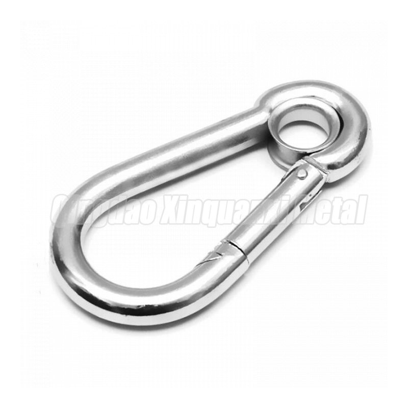 Galvanized Snap Hook With Eyelet DIN5299 A_Snap Hook With Eyelet